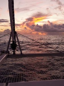 Sea Goddess Atlantic sunset